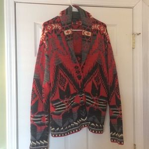 Heavy Button Up Cardigan